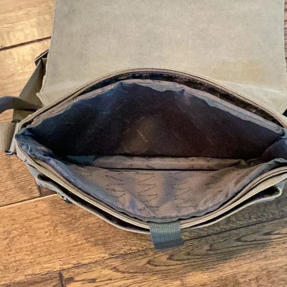 Ritelle Khaki Large Messenger Bag - Picture 7 of 11